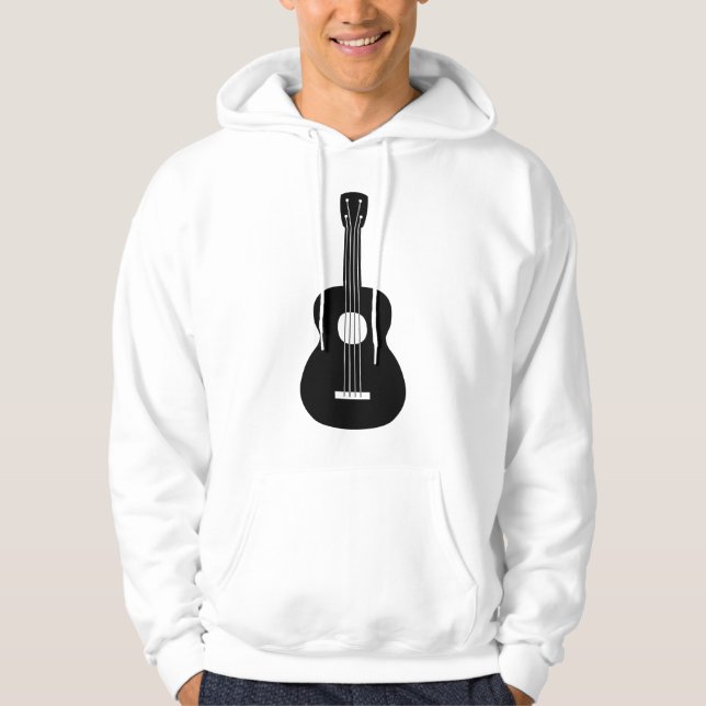 Veste À Capuche Ukulele - Noir (Devant)