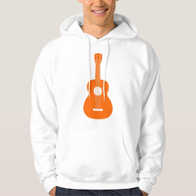 Veste À Capuche Ukulele - Orange (Devant)