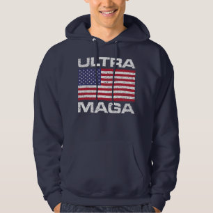 VESTE À CAPUCHE ULTRA MAGA USA AMERICAN FLAG ULTRAMAGA
