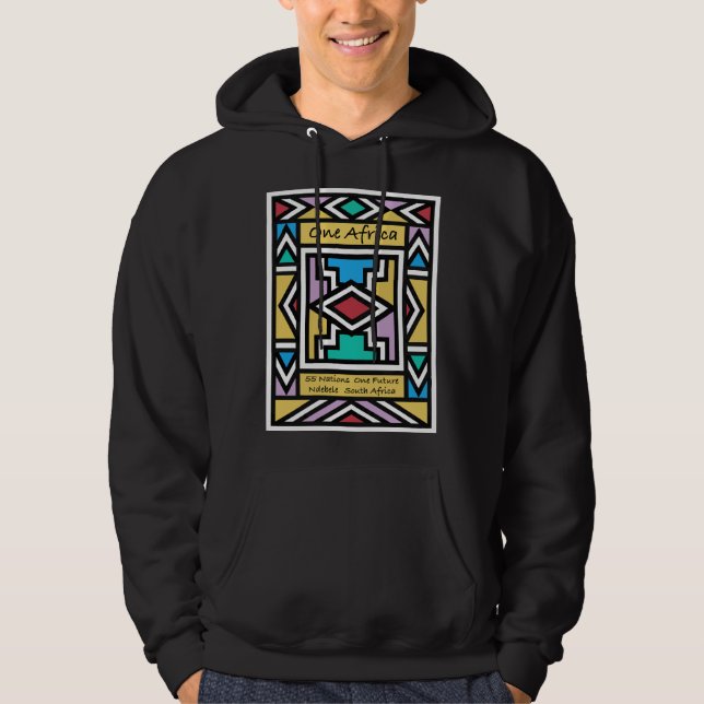 Veste À Capuche Un Afrique – Ndebele – Afrique du Sud & Zimbabwe - (Devant)