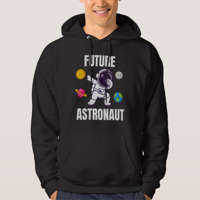 Veste À Capuche Un Astronaute Pour Enfants (Devant)