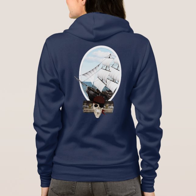 Veste À Capuche Un bateau pirate (Dos)