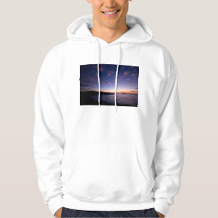 Veste À Capuche Un coucher du soleil au-dessus de l'océan en le