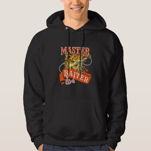 Veste À Capuche Un Design De Pêche Pour Le Poisson 2 (Devant)