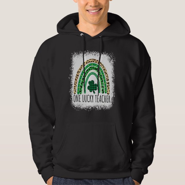 Veste À Capuche Un enseignant chanceux (Devant)