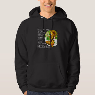 Veste À Capuche Un Esprit Pacifique Un Coeur Amoureux Et Un Esprit