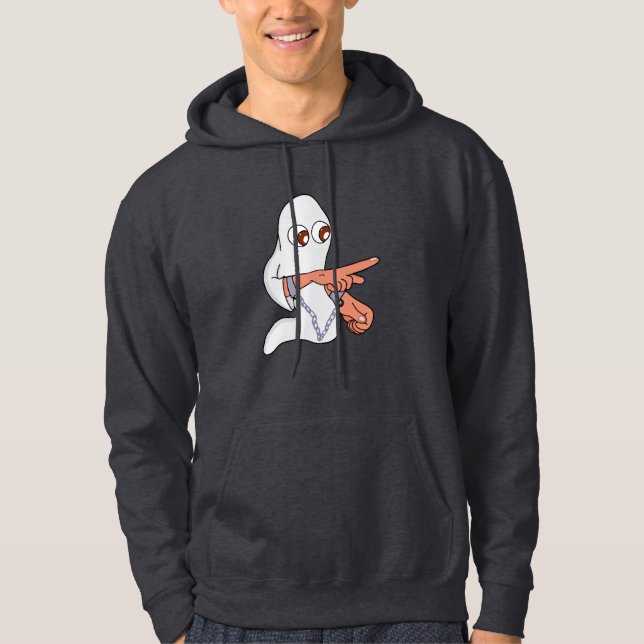Veste À Capuche Un fantôme enchaîné vers l'avant (Devant)