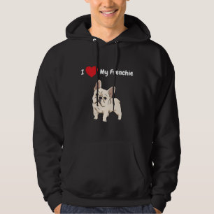 Veste À Capuche Un Grand J'Aime Mon Frenchie Pour Ce Chien De Fer