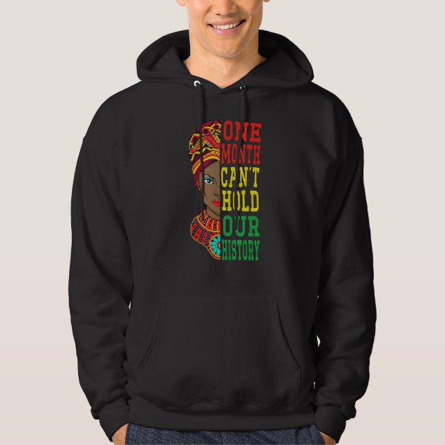Veste À Capuche Un mois ne peut pas tenir notre fierté de l'histoi (Devant)