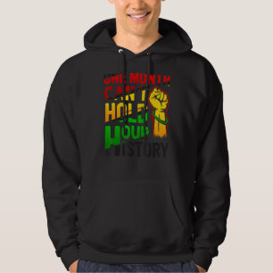 Veste À Capuche Un Mois peut tenir notre histoire Africaine
