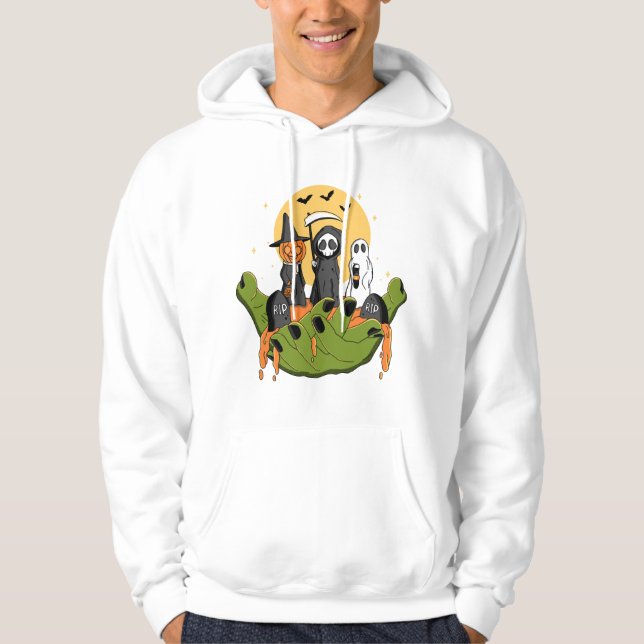 Veste À Capuche Un morceau d'Halloween (Devant)