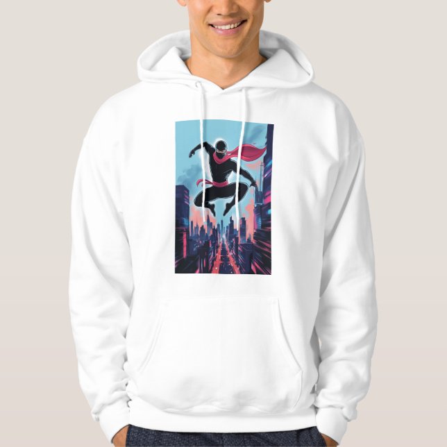 Veste À Capuche Un ninja masqué (Devant)