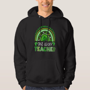 Veste À Capuche Un professeur chanceux Rainbow St Patricku2019s Da