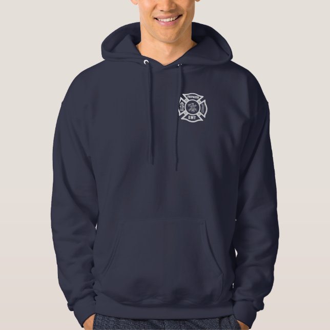 Veste À Capuche Un sapeur-pompier EMT (Devant)