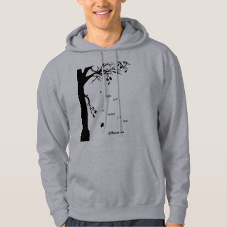Veste À Capuche Un sweatshirt simple de feuille