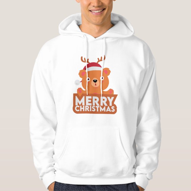Veste À Capuche Un très joyeux Noël (Devant)