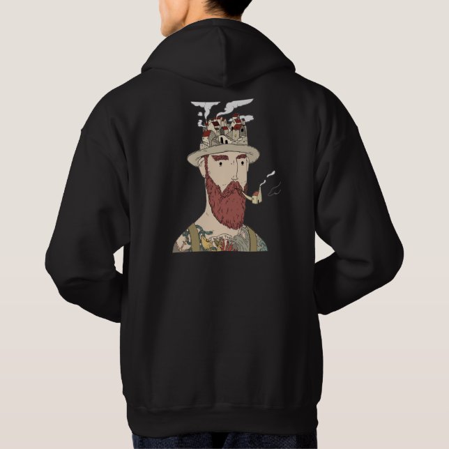 Veste À Capuche Uncle Smoker personnages animés (Dos)