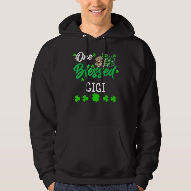 Veste À Capuche Une bienheureuse Gigi C St Patrick's Day Irish (Devant)