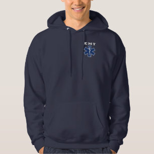Veste À Capuche Une étoile d'EMT de la vie