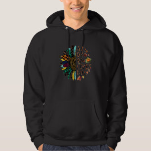 Veste À Capuche Une Fille Qui Aime Chute Léopard Tournesol