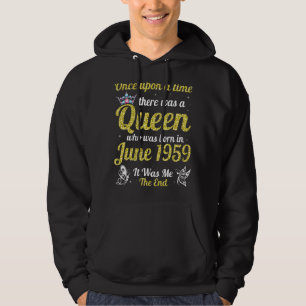 Veste À Capuche Une Fois Il Y Avait Une Reine Née En Juin