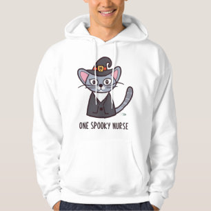 Veste À Capuche Une infirmière Éffrayante Chat - Fêtes Félines pou