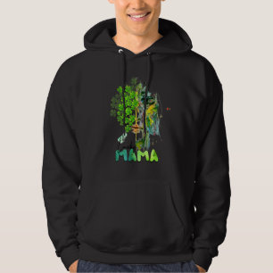 Veste À Capuche Une Mère Jour de la Saint Patrick Lucky Mama Shamr