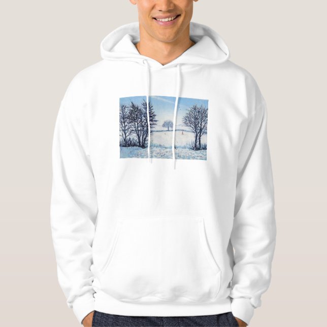 Veste À Capuche Une promenade d'hivers (Devant)