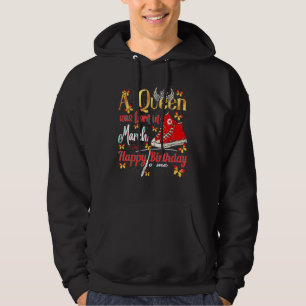 Veste À Capuche Une Reine Est Née En Mars Joyeux Anniversaire Pour