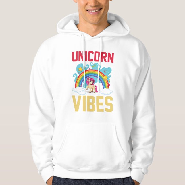 Veste À Capuche Unicorn vibes (Devant)