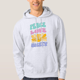 Veste À Capuche Unité de l'amour pour la paix