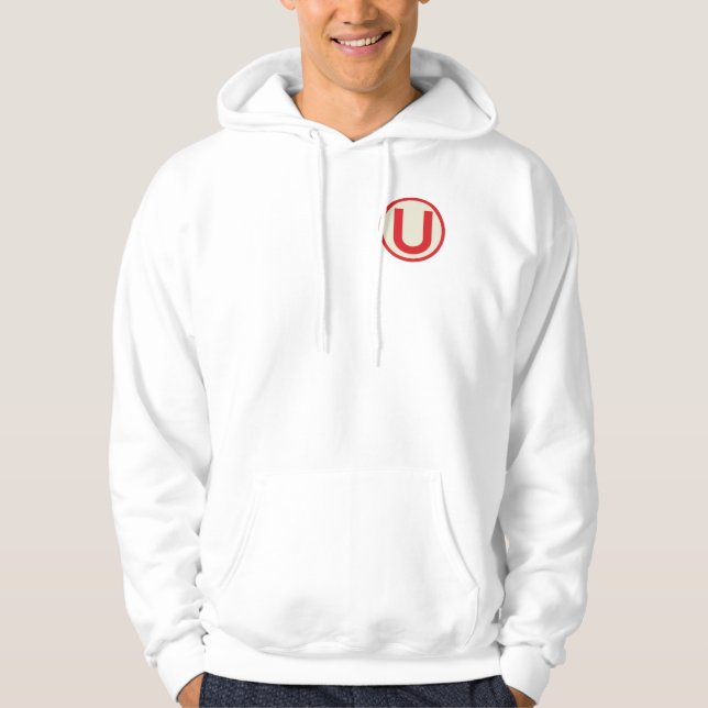 Veste À Capuche universitario, u - customisé (Devant)