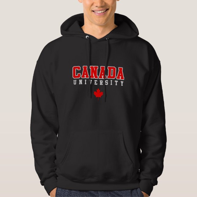 Veste À Capuche Université Canada (Devant)