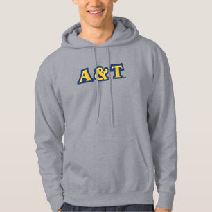 Veste À Capuche Université d'État A&T de Caroline du Nord   Mot-sy