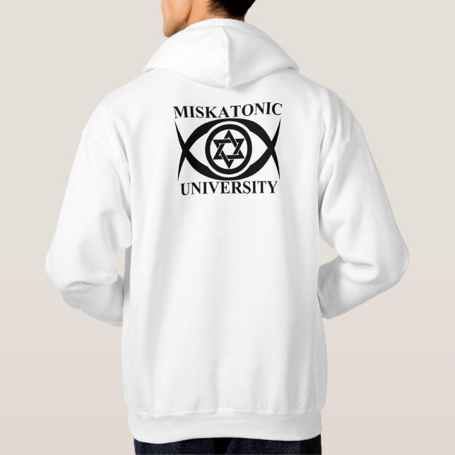 VESTE À CAPUCHE UNIVERSITÉ MISKATONIQUE (Dos)