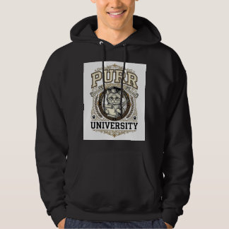 Veste À Capuche Université Ronronnement Chat Fausse Université Aca