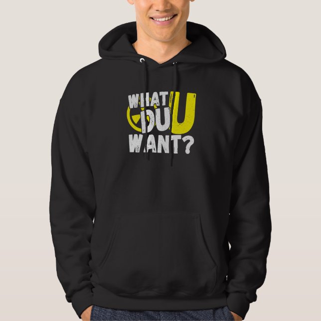 Veste À Capuche Uranium What Du U Voulez (Devant)