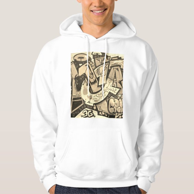 Veste À Capuche Urban Graffiti Street Art Style hoodie (Devant)
