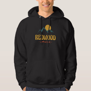 Veste À Capuche Us Adventure Vintage Redwood National Park Souveni