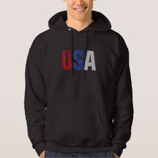 Veste À Capuche USA Américaine 4 juillet pour femmes filles patrio