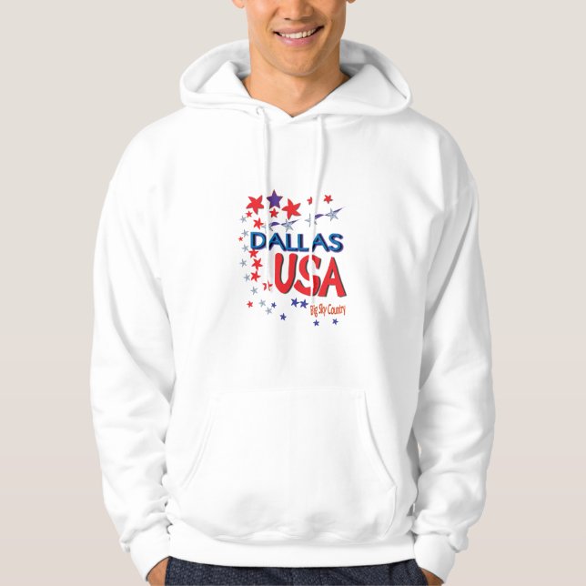 VESTE À CAPUCHE USA DALLAS (Devant)