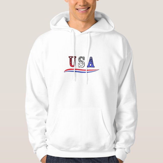 Veste À Capuche USA Hoody (Devant)