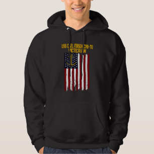 Veste À Capuche USS Carl Vinson CVN-70 Avion Carrier Veteran's