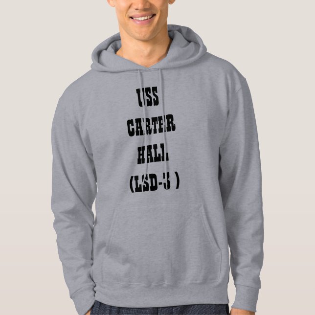 VESTE À CAPUCHE USS CARTER HALL (LSD-3) (Devant)