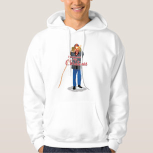 Veste À Capuche Vacances de Noël Reconnectez ce Noël