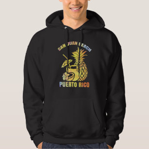 Veste À Capuche Vacances d'été Retro Sunset Porto Rico San Juan
