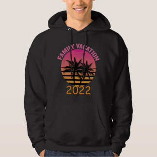 Veste À Capuche Vacances en famille 2022 Plage Tropicales Groupe d