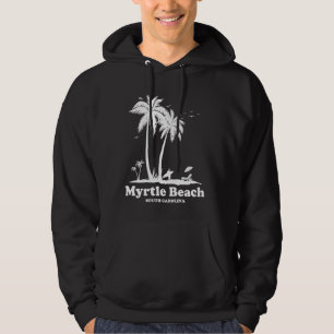 Veste À Capuche Vacances Retro Sunset South Carolina Myrtle Beach