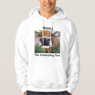Veste À Capuche Vache curieuse qui interrompt