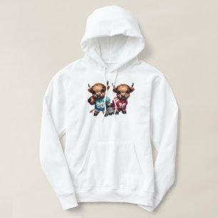 Veste À Capuche Vaches des Highlands et Football